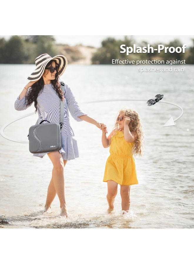 ستارت آر سي حقيبة حمل طائرة DJI Neo 2 بدون طيار، حقيبة كتف محمولة واقية من البولي يوريثين لطائرة دي جي آي نيو 2 مجموعة الطيران الإضافية، متوافقة مع جهاز التحكم عن بعد RC-N3 / RC-N - Image 3